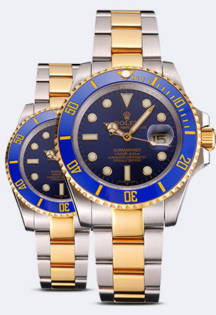 Rolex Submariner Blue Gold Copy